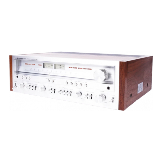 Pioneer SX-950 Operating Instructions Manual