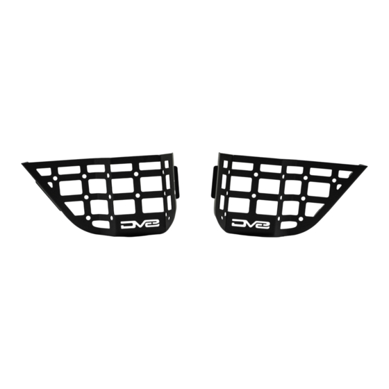 DV8 OFFROAD MPJK-05 Installation Manual
