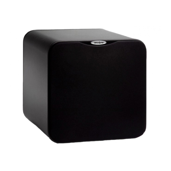 Velodyne SPL-800i User Manual