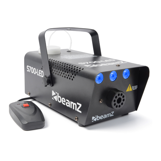 Beamz S700-LED Smoke Machine Manuals