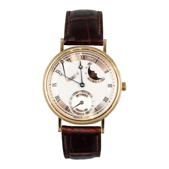 Breguet 3130 Instructions For Use Manual