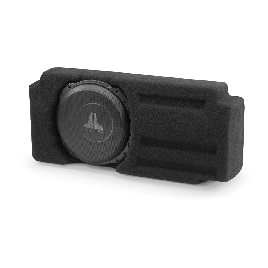 JL Audio Stealthbox SB-T-TACDCG3/10TW3 Installation Manual