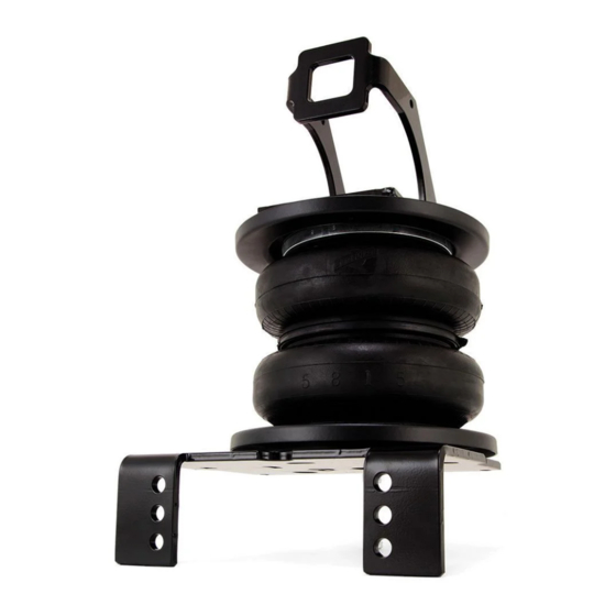 Air Lift LoadLifter 7500 XL Installation Manual