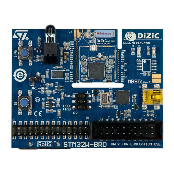 ST STM32W-SK User Manual