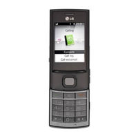 LG GD550 Quick Reference Manual