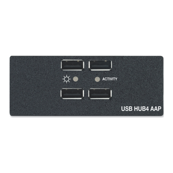 Extron electronics USB HUB4 Series User Manual