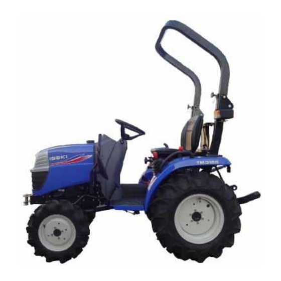 Iseki TM3185F3 Operator's Manual