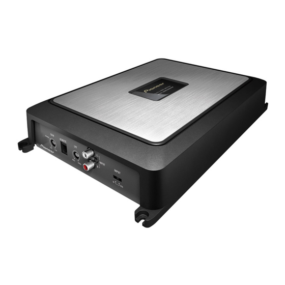 Pioneer GM-D8500M Owner's Manual
