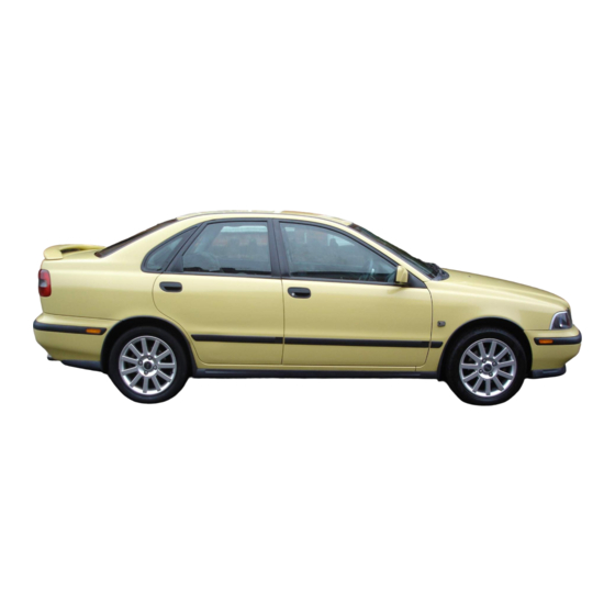 Volvo V 40 2000 Manual