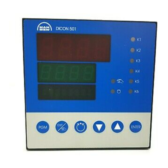 JUMO DICON 401 Operating Manual