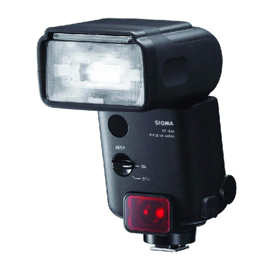 Sigma EF-630 Instructions Manual