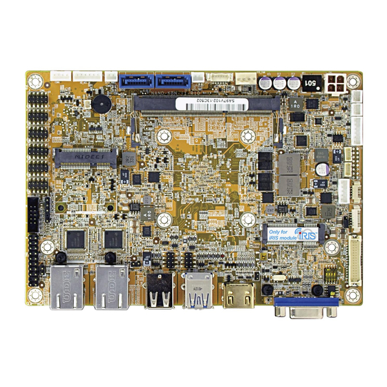 IEI Technology NANO-KBN-i1 Quick Installation Manual