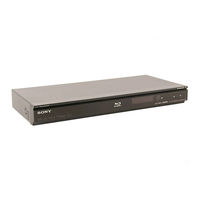 Sony BDP-S360HP - Blu-ray Disc™ Player Operating Instructions Manual