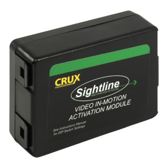Crux Sightline VIMFD-95 Manual