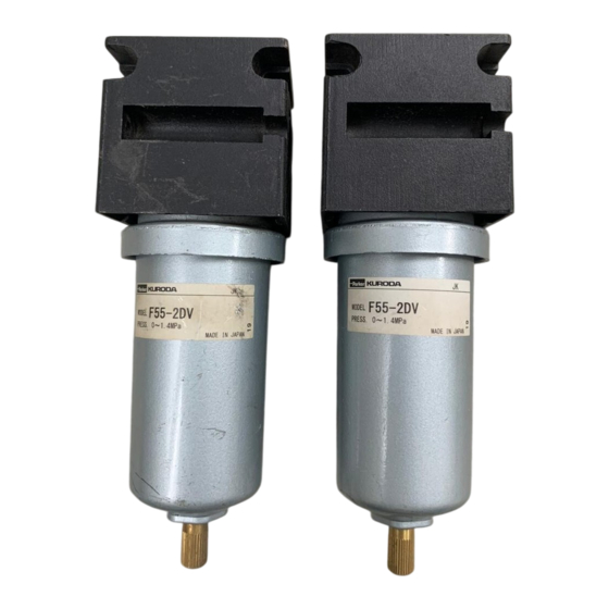 Parker F55 Series Installation & Service Instructions