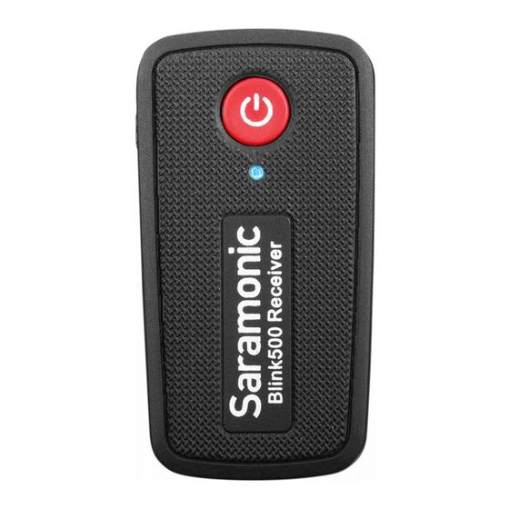 Saramonic Blink500 Pro B8 Manual