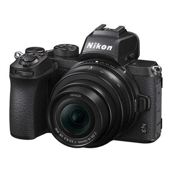 Nikon Z 50 Manual