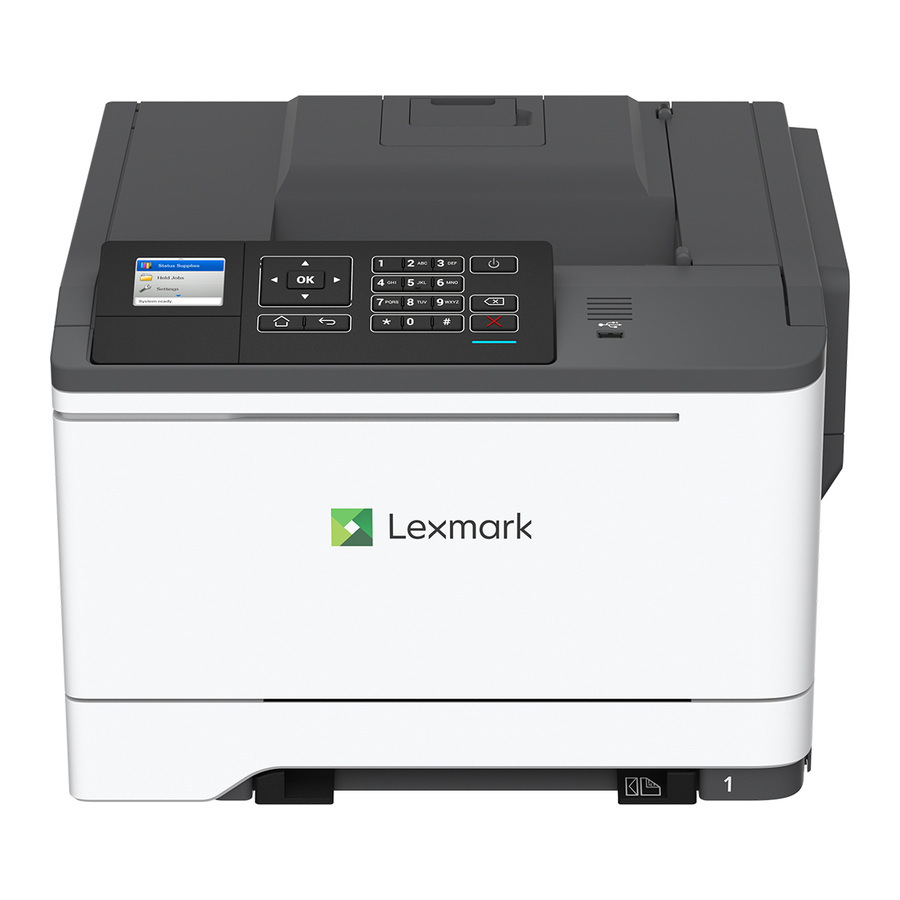 Lexmark J110 Quick Reference