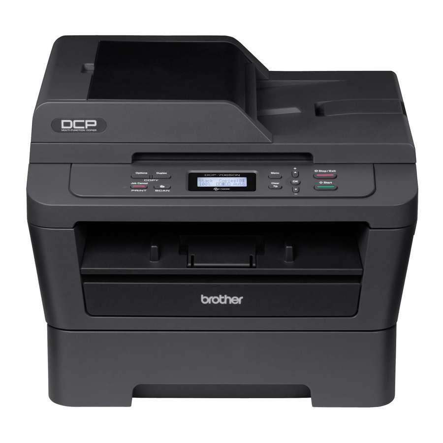 Brother DCP-7060D, DCP-7065DN, HL-2280DW Manual