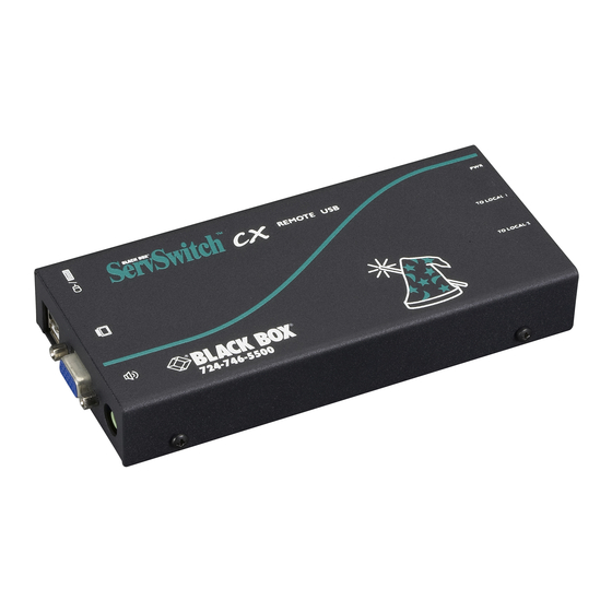 Black Box KVT8CATUV User Manual