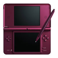 Nintendo DS XL Health And Safety Precautions Booklet