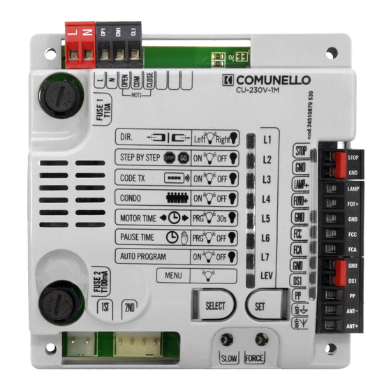 Comunello CU-230V-1M Installation And User Manual