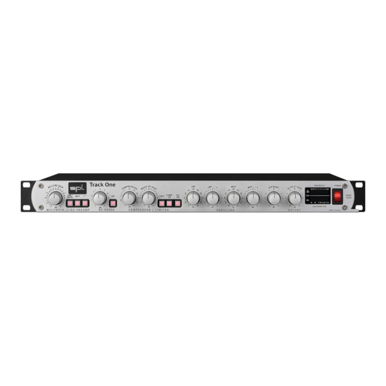 SPL Track  One 2960 Manual