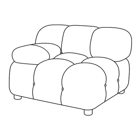 Noble House Home Furnishings Sectional Modular Sofa-L Assembly Instructions Manual