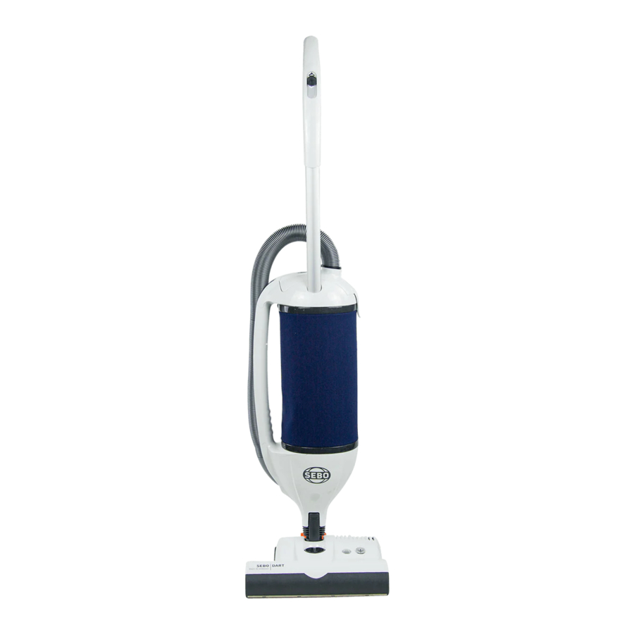 Sebo DART - Vacuum Cleaner Manual