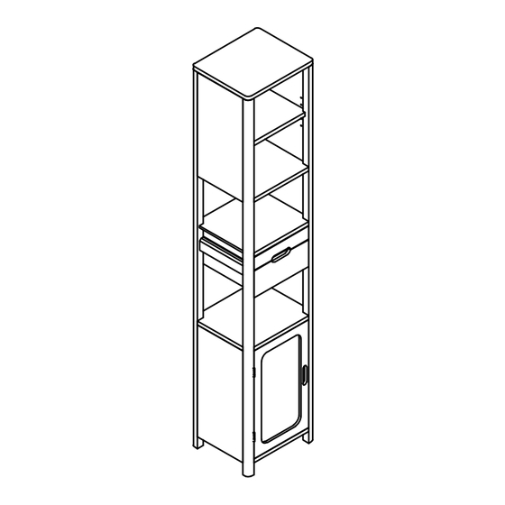 Futon Bathroom-Birch Tallboy Assembly Instructions