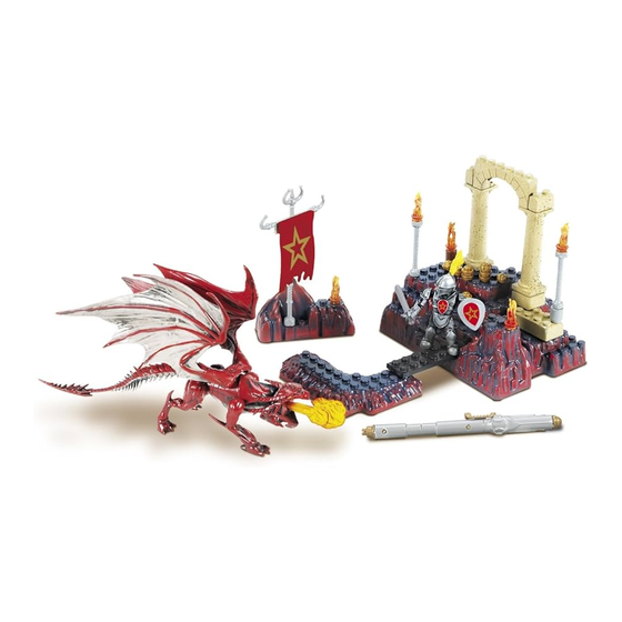Mega Bloks Legends King Arthur Gawain Dragon Duel Manual