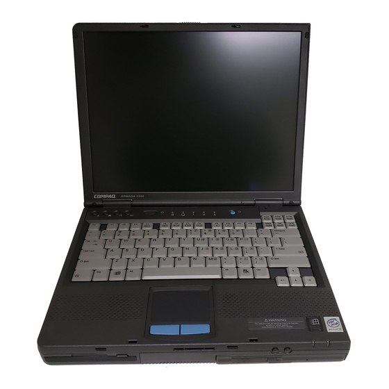 Compaq Armada E500 Specification