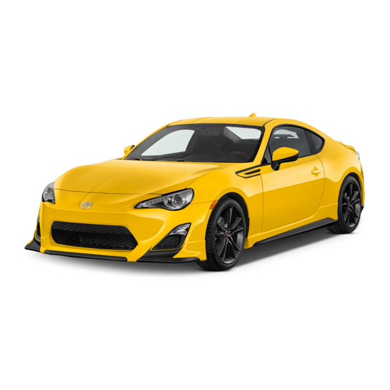 Scion FR-S 2015 Quick Reference Manual