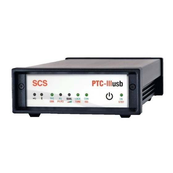 SCS PTC-IIIusb User Manual