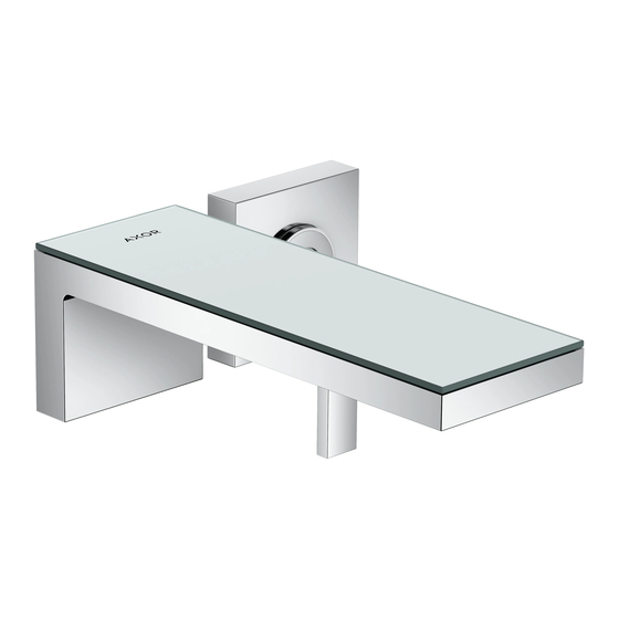 Axor MyEdition 47060 1 Series Installation/User Instructions/Warranty