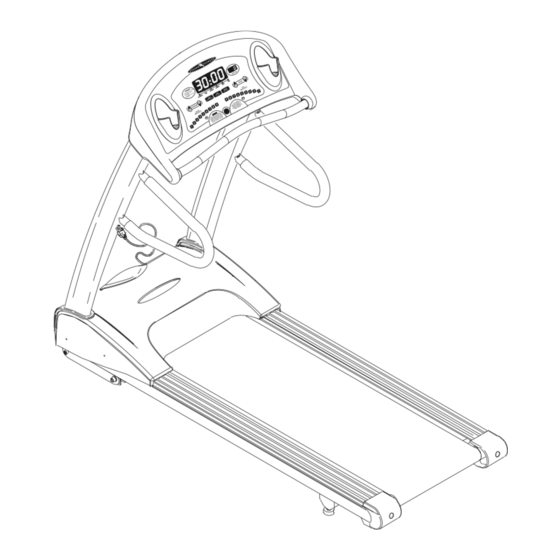 Vision Fitness Platform Treadmill T9700 Runne Assembly Manual
