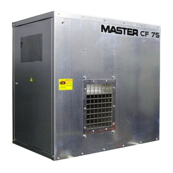 Master CF 75 User And Maintenance Book