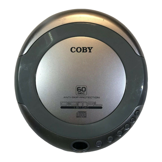 Coby CX-CD329 User Manual