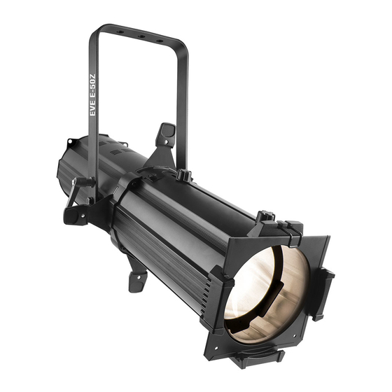 Chauvet EVE E-50Z Quick Reference Manual