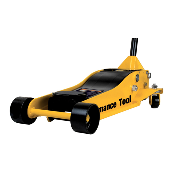 Performance Tool W1627 Owner's Manual