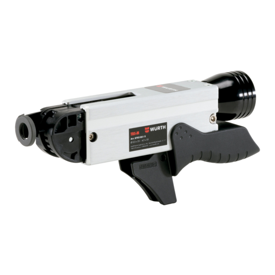 Würth TBS-M Operating Instructions Manual