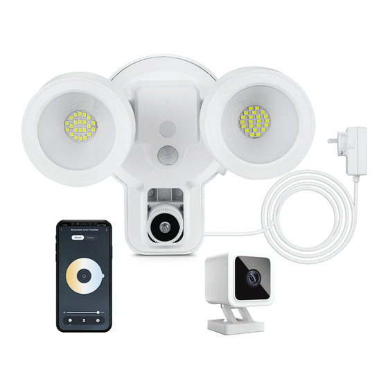 Wasserstein 3-in-1 Smart Plug-in Floodlight for Wyze Cam V3 User Manual
