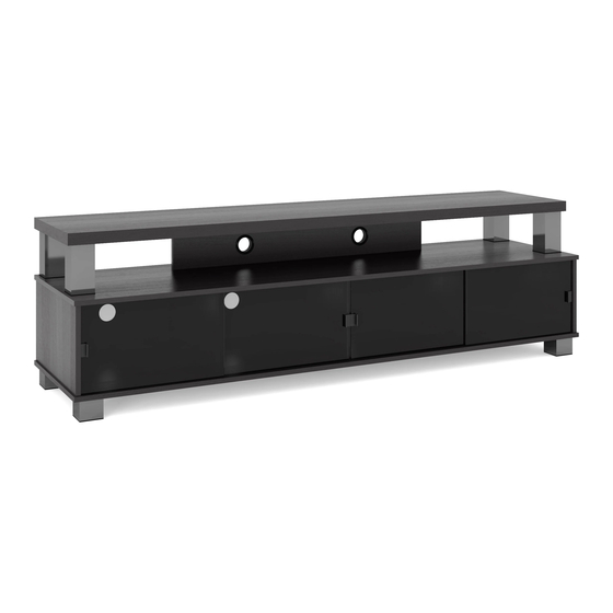 CorLiving TBR-300-B Wide TV Stand Manuals
