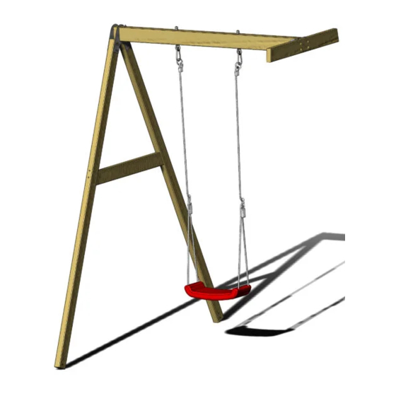 wendi toys Junior Single Swingarm WE-312 Installation Instructions Manual