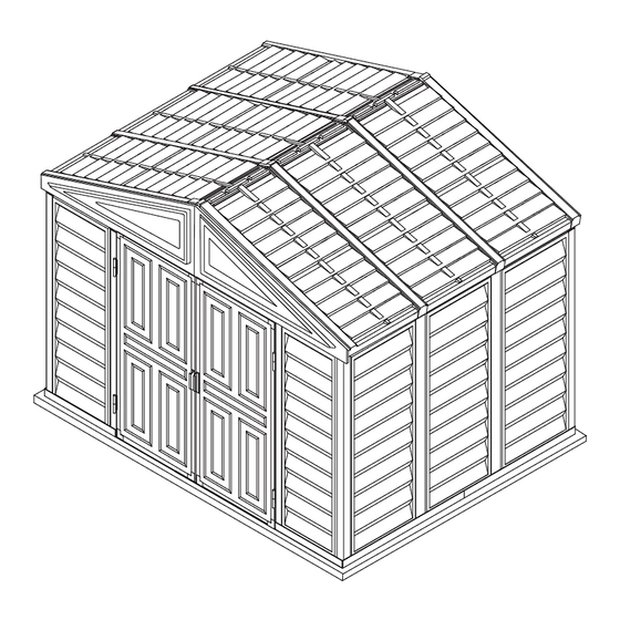 User Manuals: DuraMax 00221-3M Vinyl Storage Shed