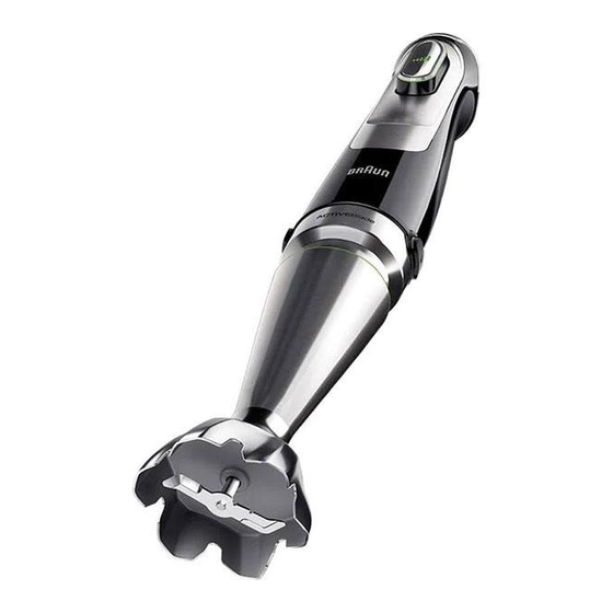 Braun MultiQuick 9 MQ9175XL Manual