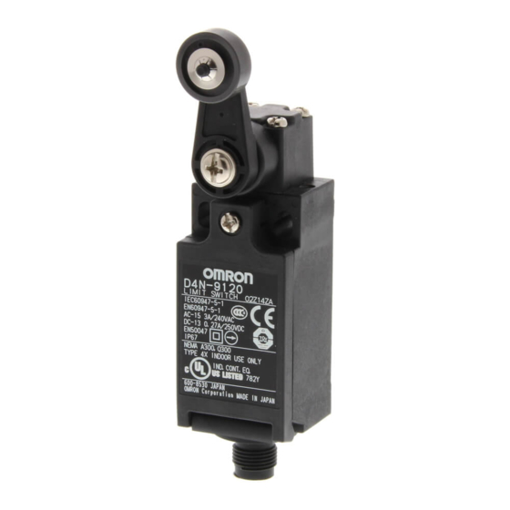 Omron D4N Series Brochure