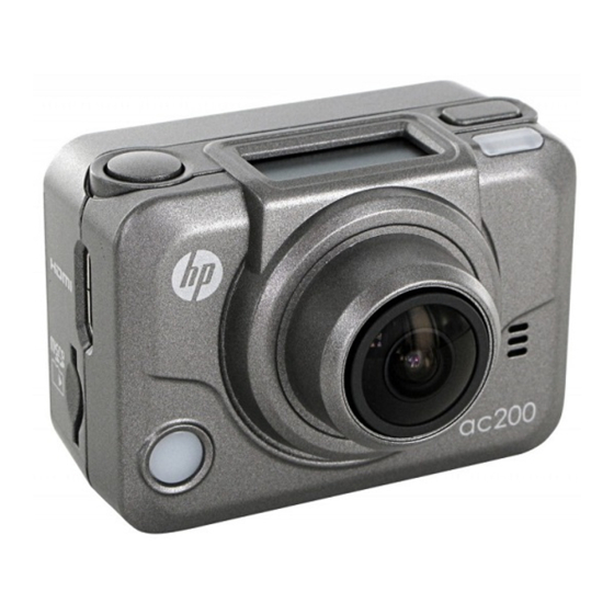 HP Action Cam AC200 Manuals
