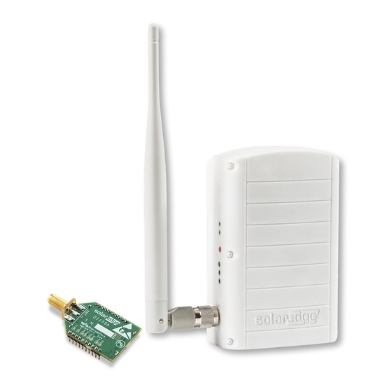 SolarEdge ZigBee Installation Manual