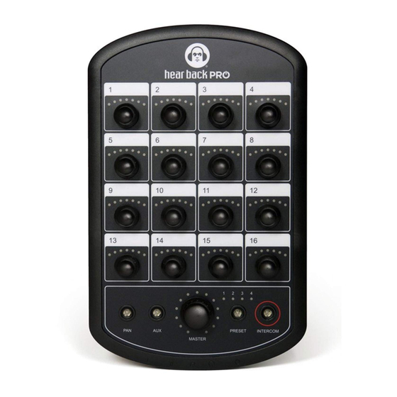 Hear Technologies hear back PRO User Manual